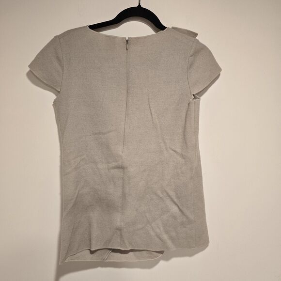 Missoni Top Wool Blend Made In Italy Tan Short Sleeve Small/Medium Designer Prep - Picture 6 of 12